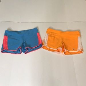 NEW Bundle of2 women’s NIKE DRI FIT RUNNING shorts